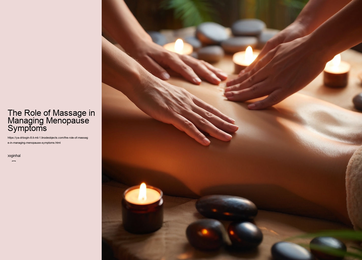 The Role of Massage in Managing Menopause Symptoms